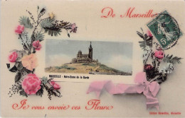 Delcampe - [-15%] CPA  - Je Vous Envoie Ces Fleurs De Marseille - Edition Rosenthai - Roses - Fleurs - Papillons