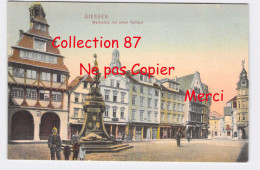 Delcampe - GIESSEN - Marktplatz Mit Altem Rathaus - Giessen