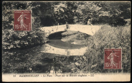Delcampe - 1930 FRANCE RAMBOUILLET - Le Parc - Pont Sur La Riviere Anglaise - Ile-de-France