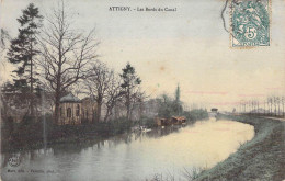Delcampe - [-50%] FRANCE - 08 - ATTIGNY - Les Bords Du Canal - Edit Mars - Carte Postale Ancienne - Attigny