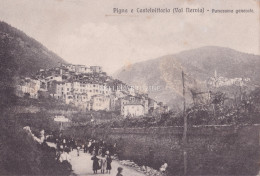 Delcampe - #PIGNA E CASTELVITTORIO: PANORAMA GENERALE - Imperia