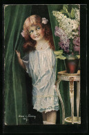 Delcampe - Künstler-AK Arno Von Riesen: Das Geburtstagskind - Riesen, Arno Von