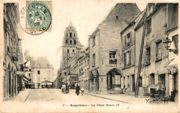 Delcampe - ARGENTAN LA PLACE HENRI IV - Argentan