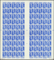 Delcampe - ** N°723 Feuille De 100 Timbres Non Dentelée Neuf ** TB - Andere & Zonder Classificatie