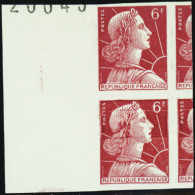 Delcampe - ** N°1009Aa ND Variété D'impression (fond Ligné) Tenant à Normal Neuf ** TB - Andere & Zonder Classificatie