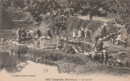 Delcampe - 35 CAMPENEAC  PLOERMEL   Le Lavoir    SUP PLAN       Env 1915.    TOP   Et       RARE - Paimpont