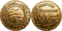 Delcampe - Liban - Protectorat Français - 2 Piastres 1924 - TB+/VF35 - Mon8511 - Liban