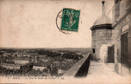 Delcampe - 2. DOLE . LA TOUR DE RONDE DU CLOCHER . CARTE AFFR SUR RECTO LE 5-8-1911 - Dole