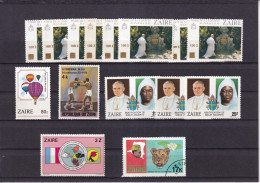 Delcampe - SA37b Congo Zaire Selection Of Mint And Used Stamps - Altri & Non Classificati