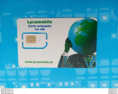Delcampe - Carte SIM Lycamobile. - Tunesien