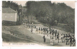 Delcampe - ALGERIE MOSTAGANEM PORTE DE MEDJERS  SOLDATS  1909 - Szenen