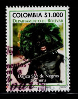 Delcampe - 20A5- COLOMBIA - 2020 - USED - BOLIVAR DEPARTMENT - HERALDIC, BIRD, DANCE, FAUNA, HANDCRAFT, ARCHITECTURE - Colombie