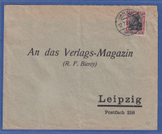 Delcampe - Danzig Germania 40 Pfg Als Mitläufer Auf Brief Aus Danzig Nach Leipzig 12.7.20 - Brieven En Documenten