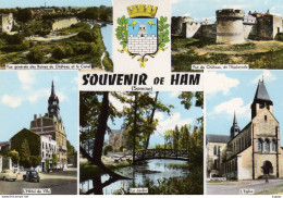 Delcampe - SOUVENIR DE HAM  Multivues - Ham