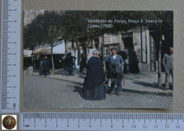 Delcampe - PORTUGAL  - VENDEDOR DE PERUS - LISBOA - 2 SCANS  - (Nº62184) - Lisboa