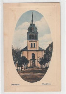 Delcampe - 39093916 - Hadamar, Passepartoutkarte. Pfarrkirche. Feldpost, Stempel Von 1918 Kleiner Knick Oben In Der Mitte Und Unte - Hadamar
