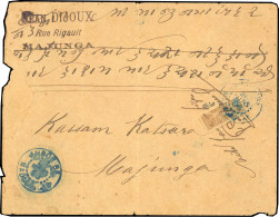Delcampe - Obl. 92c - Moitié Du 30c. Brun Surcharge Manuscrite Faite à Ambohibe, Obl. S/lettre Frappée Du CàD De AMBOHIBE Du 28 Mar - Sonstige & Ohne Zuordnung