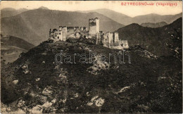 Delcampe - T2/T3 1910 Sztrecsnó, Sztrecsény, Strecno; Vágvölgy, Várrom Zsolna Mellett. W.L. Bp. Biel L. Kiadása / Povazie / Castle - Non Classificati