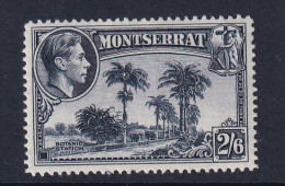 Delcampe - Montserrat: 1938/48   KGVI   SG109a    2/6d  [Perf: 14]    MH - Montserrat