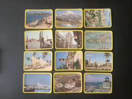 Delcampe - 76 Pocket Calendars - Cities Landscape Cidades - #D5.2 - Small : 1981-90