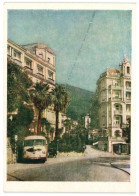 Delcampe - Steet View In Opatija Croatia Yugoslavia 1956 Unused Postcard Publisher IZOGIZ, Moscow - Jugoslawien