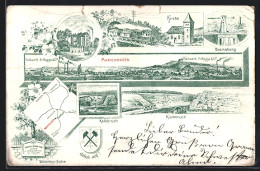 Delcampe - Lithographie Marienhagen / Leine, Kalkbruch-Steinbruch & Kalkwerk Fr. Rogge & Co., Eisenbahn & Bremsberg - Bergbau