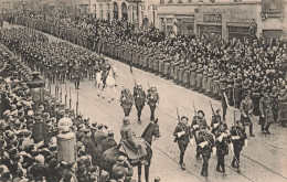 Delcampe - [-10%] ÉVÈNEMENT - Funérailles - Solennelles - Roi Albert 1er - Animé - Soldat - Cheval - Shell - 22 2 1934 - Carte Post - Funérailles