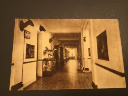 Delcampe - Belgique Carte Postale Bastogne Etablissement Des Soeurs De Notre-dame Entree Musee - Bastogne