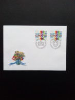 Delcampe - SCHWEIZ MI-NR. 1558 + 1115 CH FDC II PARALLELAUSGABE MIT LIECHTENSTEIN 1995 - FDC