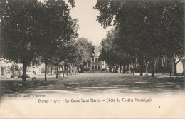 Delcampe - [-10%] FRANCE - 84 - ORANGE - Cours Saint Martin - Provence - Côté Du Théâtre Municipal - Orange