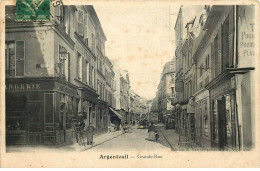 Delcampe - VAL D'OISE  ARGENTEUIL  Grande Rue - Argenteuil