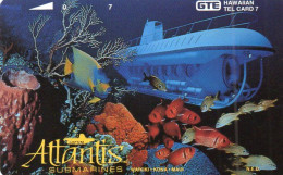 Delcampe - HAWAII - TAMURA - ATLANTIS SUBMARINE - FISH - MINT - Hawaii