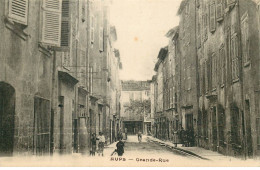 Delcampe - VAR  AUPS Grande Rue - Aups