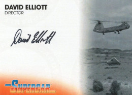 Delcampe - David Elliott Supercar Gerry Anderson's Hand Signed Card Photo - Televisione E Internet