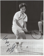 Delcampe - Michael Chang USA Tennis Giant 10x8 Hand Signed Press Photo - Tennis