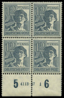 Delcampe - ALLIIERTE BES. 947HAN , 1947, 12 Pf. Dunkelgrautürkis Mit HAN 4113.47 1, Pracht, Mi. 100.- - Sonstige & Ohne Zuordnung