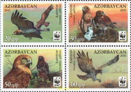 Delcampe - 760182 MNH AZERBAIYAN 2011 FAUNA EN PELIGRO DE EXTINCION. WWF - Aserbaidschan