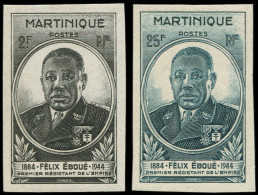Delcampe - ** MARTINIQUE - Poste - 218a/19a, Non Dentelés: Félix Eboué - Nuovi