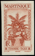Delcampe - ** MARTINIQUE - Taxe - 13, Non Dentelé, Sans La Valeur: (10c.) Brun-rouge - Altri & Non Classificati