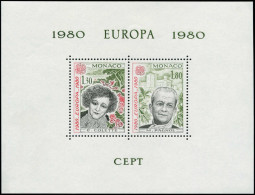 Delcampe - ** MONACO - Blocs Spéciaux - 13, Paire Dentelée Sur Feuillet: Europa 1980 - Altri & Non Classificati