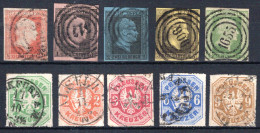 Delcampe - PREUSSEN, Michel No.: 1-5 USED, Cat. Value: 540€ - Altri & Non Classificati
