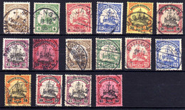 Delcampe - DEUTSCH-OSTAFRIKA, Michel No.: 22-37 USED, Cat. Value: 553€ - Deutsch-Ostafrika