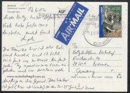 Delcampe - Australien: 2006, LuPo Fernpostkarte In EF, Mi. Nr. 2657, Grüße Aus Australien, 1.25 $. Koala, Nach Bremen.  Tagesstpl. - Covers & Documents
