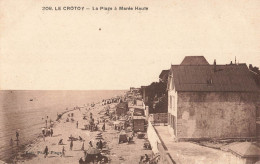 Delcampe - 80 Le Crotoy La Plage à Marée Haute CPA - Le Crotoy