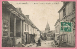 Delcampe - SAS0432  CPA  SONGEONS  (Oise)  La Mairie - Rue Du Maréchal De Boufflers  ++++++ - Songeons