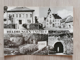 Delcampe - Ansichtskarte - An Der Schmücke - Heldrungen (1970er) - 4 Ansichten - Heldrungen