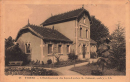 Delcampe - 63 - THIERS - L' ETABLISSEMENT Des BAINS DOUCHES - Thiers