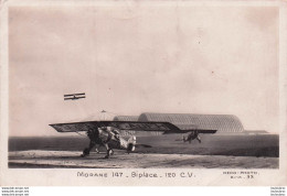 Delcampe - ORLY UN AVION MORANE 147 BIPLACE - Aerodrome