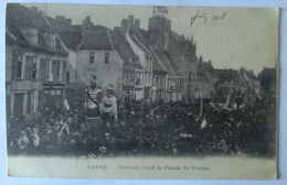 Delcampe - CPA 59 CASSEL Carnaval Lundi De Pâques Le Cortège TB PLAN ANIMATION Défilé Géant - Cassel