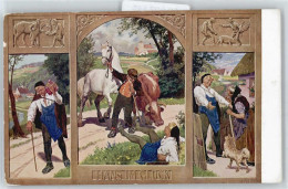 Delcampe - 50527142 - Maerchen Nr. Hans Im Glueck AK - Hofer, André